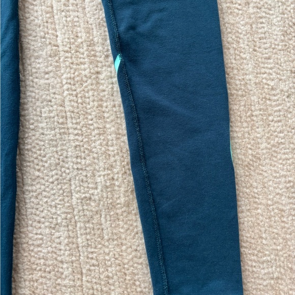Nike Women Teal Logo Leggings - Picture 7 of 9
